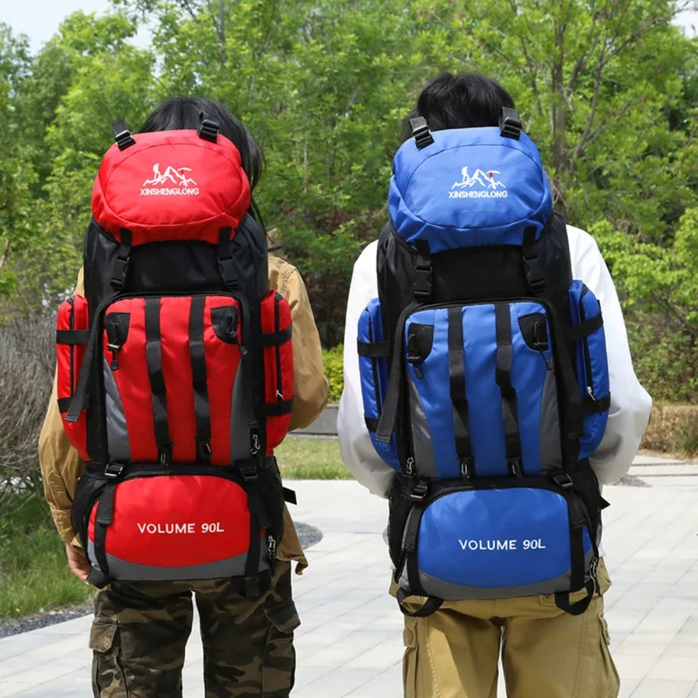 90L Waterproof Hiking Camping Backpack Trekking Travel Bag