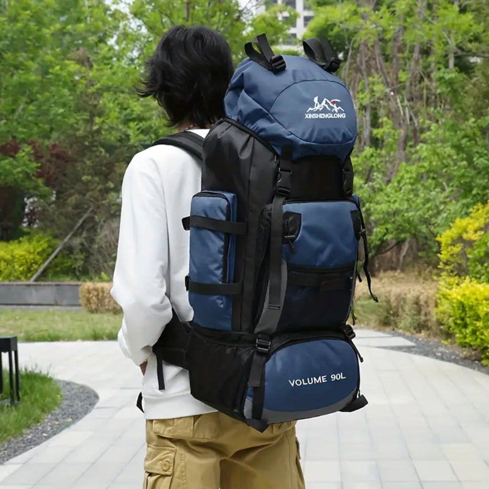 90L Waterproof Hiking Camping Backpack Trekking Travel Bag