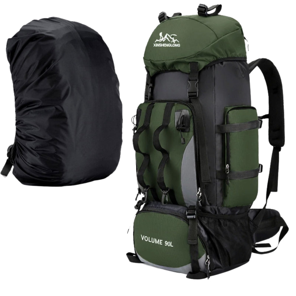 90L Waterproof Hiking Camping Backpack Trekking Travel Bag