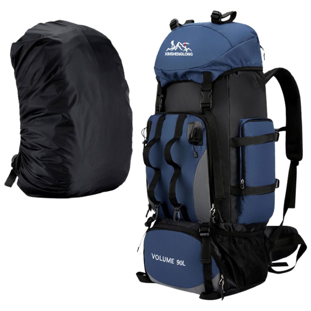 90L Waterproof Hiking Camping Backpack Trekking Travel Bag