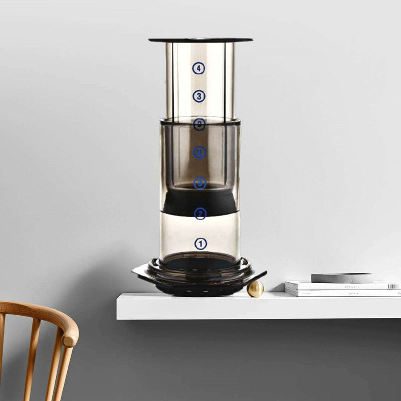 Portable coffee maker, coffee machine, hand press mini home outdoor American hand press coffee machine